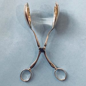 Kents Silver Plated Serving Tongs